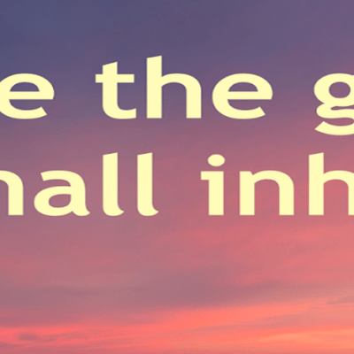 Blessed are The&nbsp;Gentle