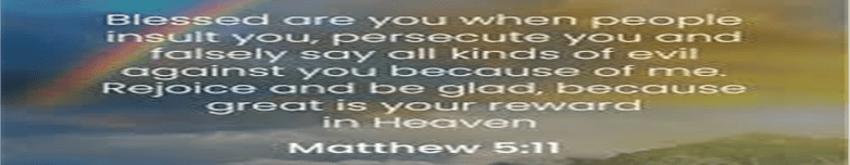 False Accusations against&nbsp;You